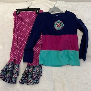 Shirt size 6, pants size 5